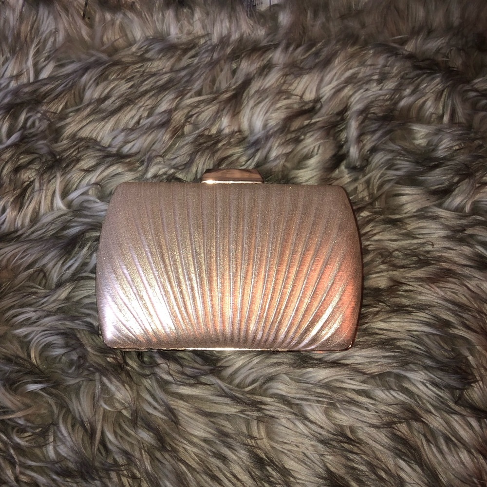 Lulu Townsend gold evening bag
